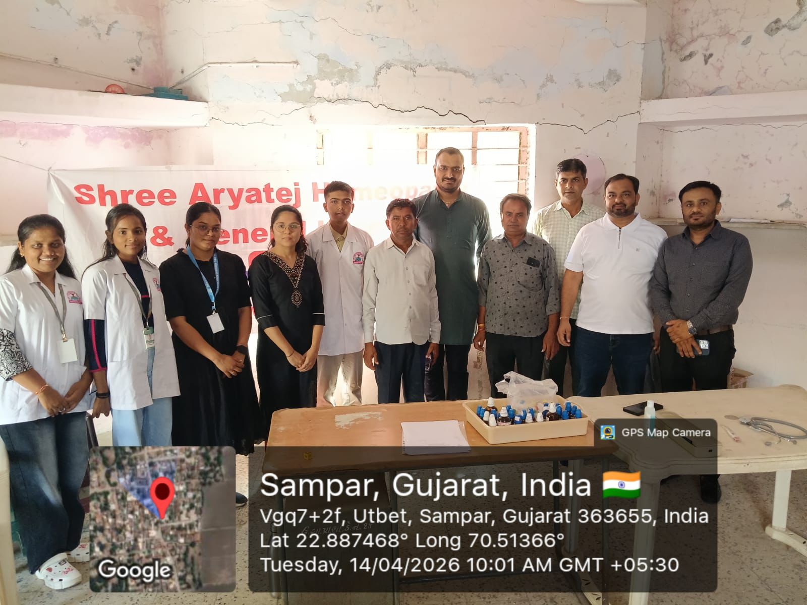 મોરબી જીલ્લામાં ડો.બાબાસાહેબ આંબેડકર જન્મજયંતિ નિમિત્તે નિ: શુલ્ક મેડિકલ કેમ્પ યોજાયો ૩૦૦ થી વધુ ગ્રામજનોએ લાભ લીધો